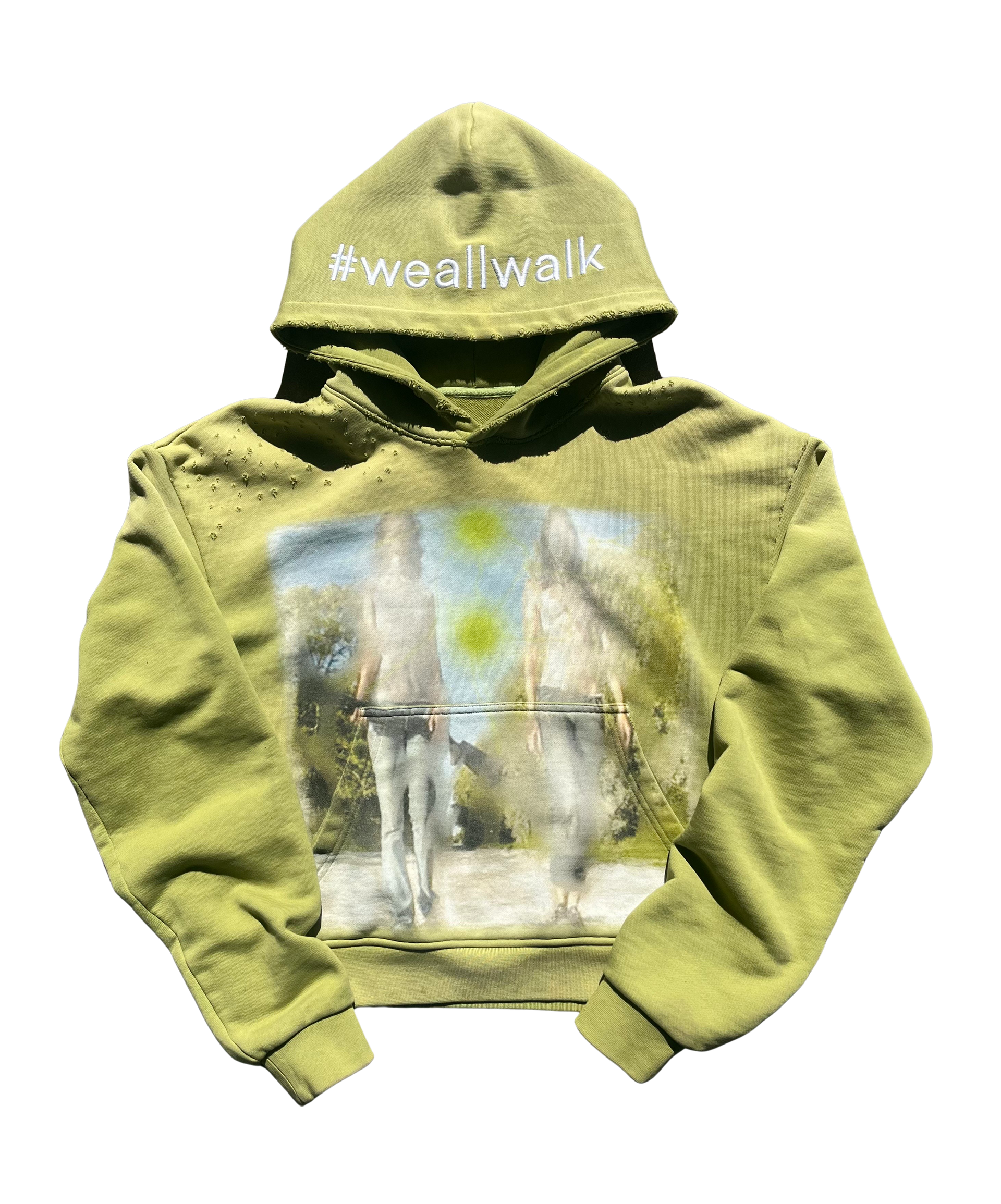 "weallwalk" hoodie